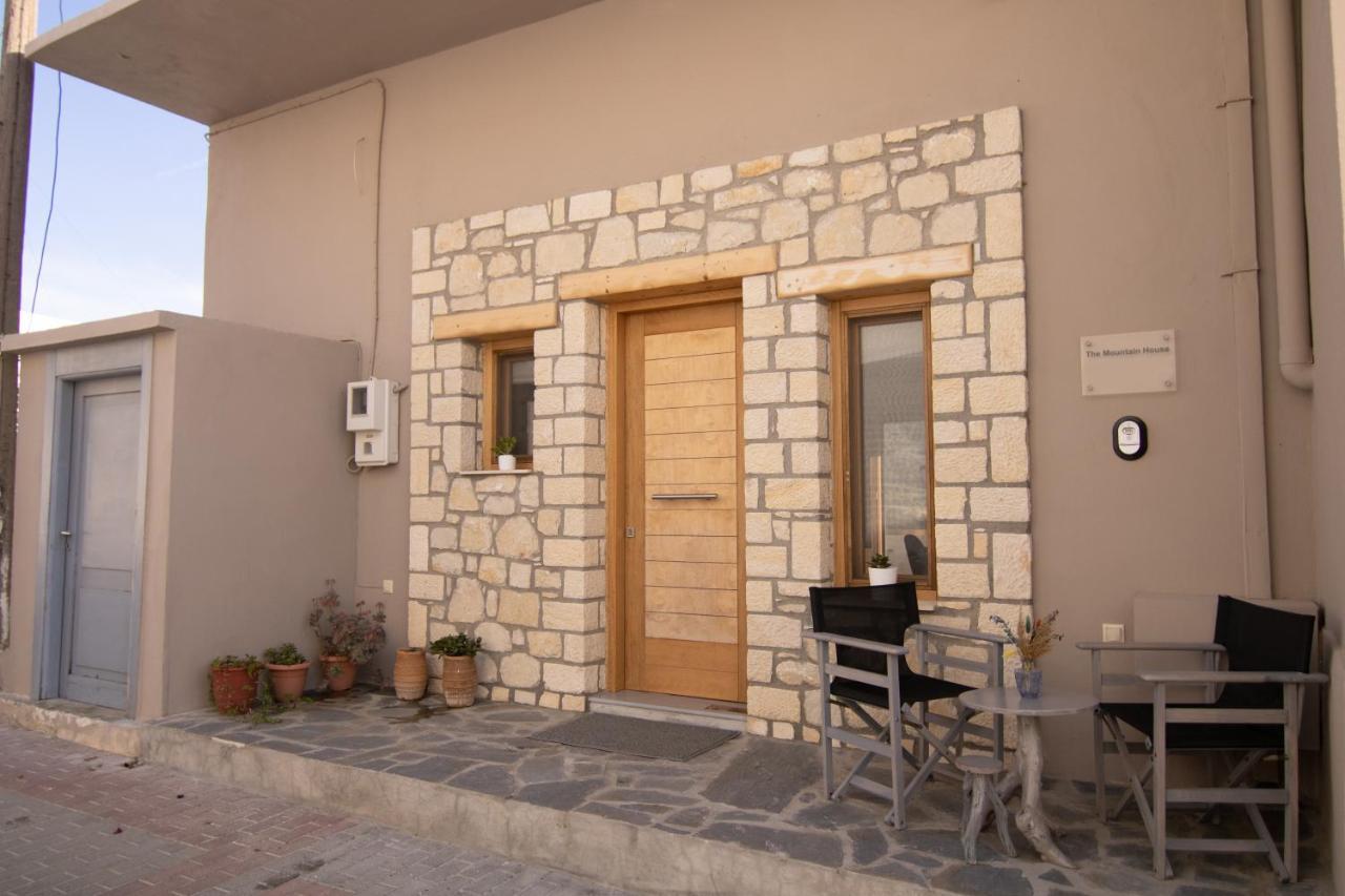 The Mountain House - Authentic Cretan Hideaway - Breathtaking And Nature Views Tourlotí Exteriör bild