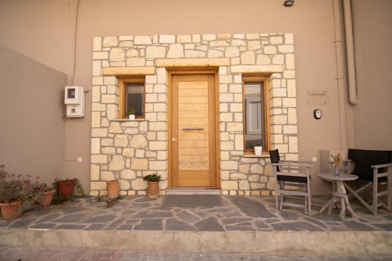 The Mountain House - Authentic Cretan Hideaway - Breathtaking And Nature Views Tourlotí Exteriör bild